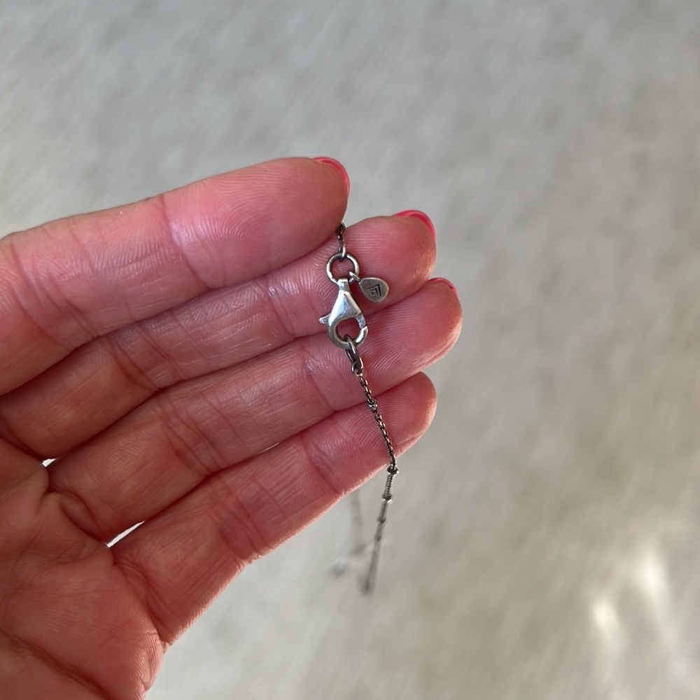 Silpada .925 silver coin scroll necklace - Picture 4 of 4